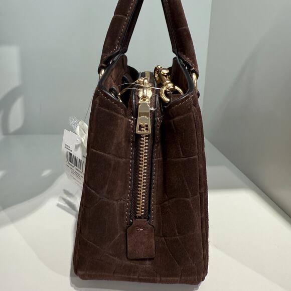 Last 1 ‼️Coach Savannah Small Carryall Bag CCC73 Maple - Picture 4 of 13